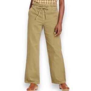 Universal Thread Tribeca Green Wide Leg Jeans Drawstring Waist